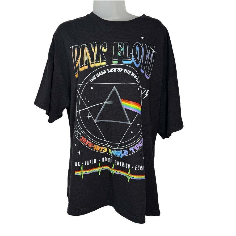 Rock Band Tee Pink Floyd The Darkside of the Moon 1972-73 World Tour